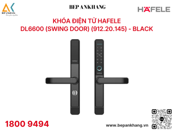 Khóa điện tử HAFELE  DL6600 (SWING DOOR) (912.20.145) - BLACK 